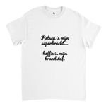 T-shirt Met Slogan en Leuk Design