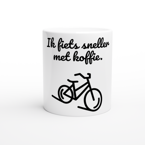 Mok: 'Ik fiets sneller met koffie'